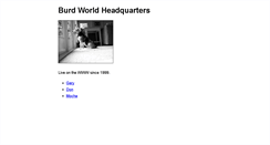Desktop Screenshot of burd.info